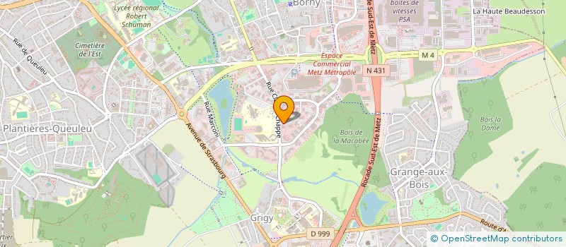 localisation de l'entreprise EMPLOIS FAMILIAUX MOSELLE  METZ