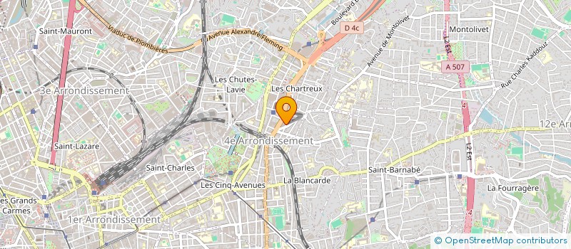 localisation de l'entreprise EMPLOIS FAMILIAUX SERVICES à MARSEILLE