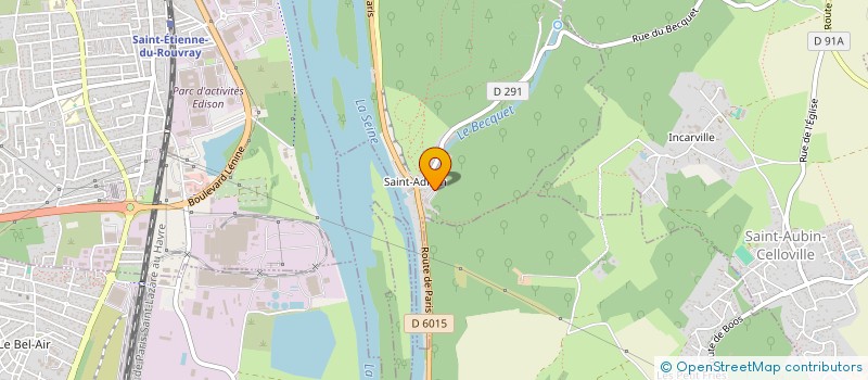 localisation de l'entreprise EMPLOIS INTERIM OUEST à BELBEUF