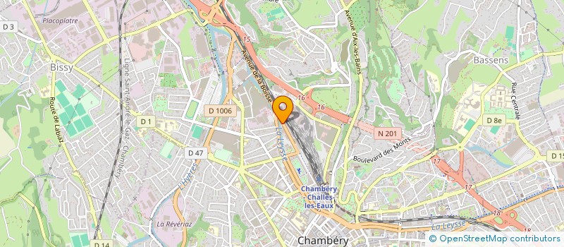 localisation de l'entreprise EMPLOIS & SERVICES à CHAMBERY