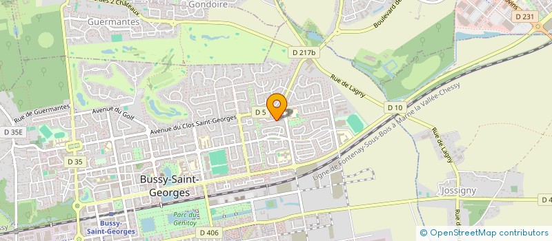 localisation de l'entreprise EMPLOYMENT FLUIDITY GROUP à BUSSY-SAINT-GEORGES