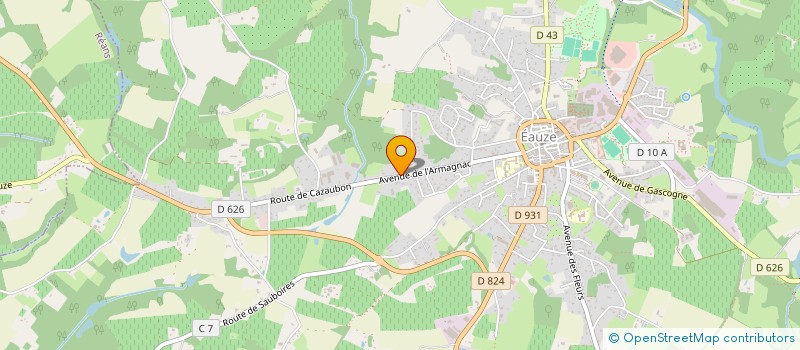 localisation de l'entreprise EMPM  EAUZE