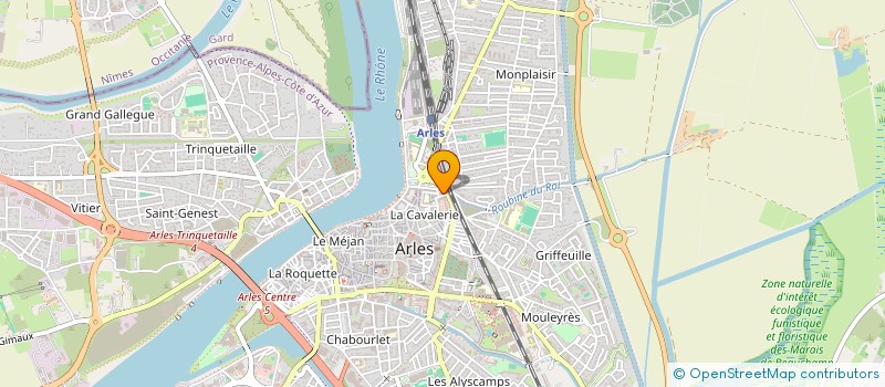 localisation de l'entreprise EMPOLISI à ARLES