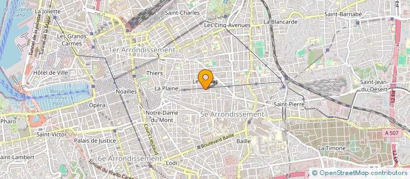 localisation de l'entreprise EMPORIO à MARSEILLE