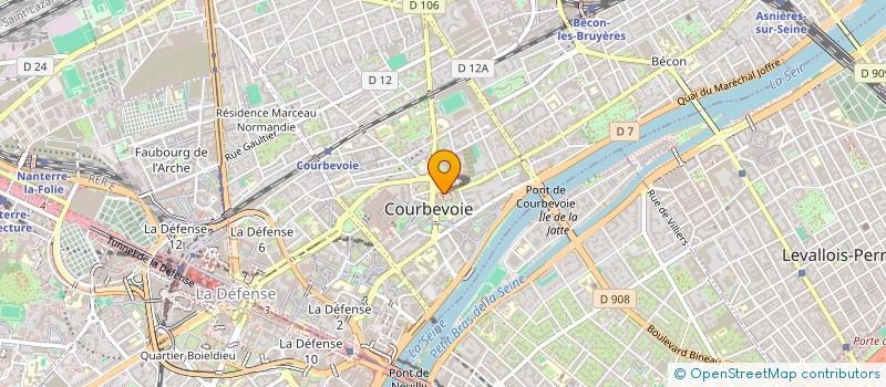 localisation de l'entreprise EMPORIO & CO à COURBEVOIE