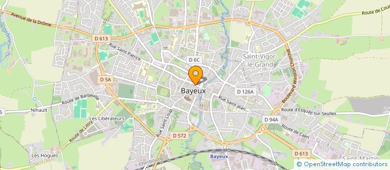 localisation de l'entreprise EMPORIO'S à BAYEUX