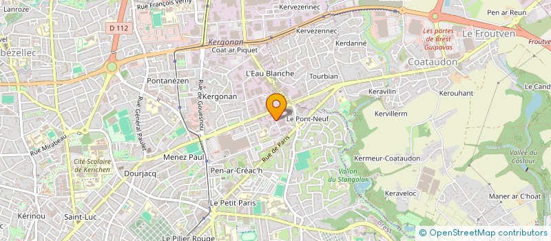 localisation de l'entreprise EMPORION INVEST à BREST