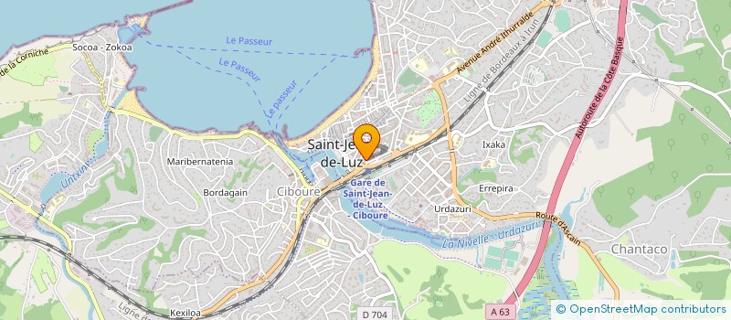 localisation de l'entreprise EMPORIUM à SAINT-JEAN-DE-LUZ