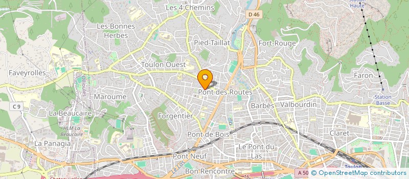 localisation de l'entreprise EMPORIUM DEVELOPPEMENT  TOULON