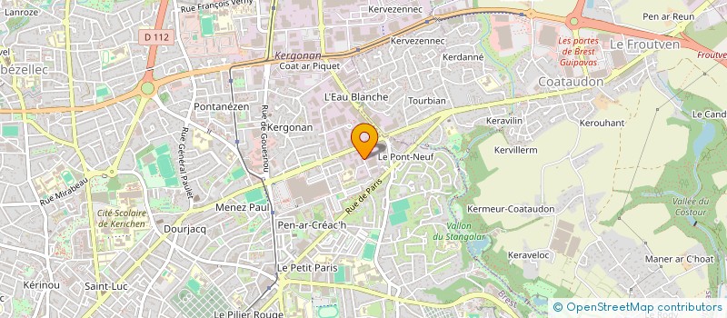 localisation de l'entreprise EMPOROS à BREST
