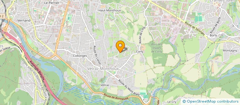 localisation de l'entreprise EMPORTHO  VETRAZ-MONTHOUX