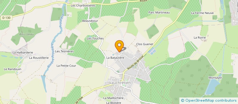 localisation de l'entreprise EMPR IMMO  LES GARENNES SUR LOIRE