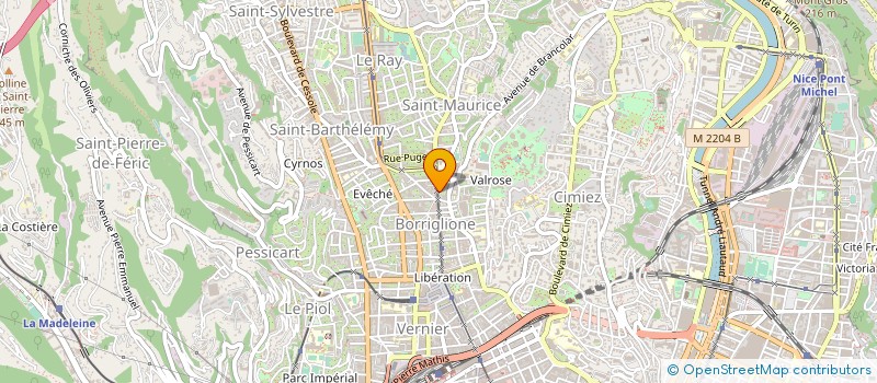localisation de l'entreprise EMPREINTE à NICE