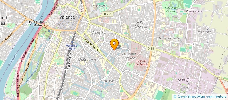 localisation de l'entreprise EMPREINTE à VALENCE