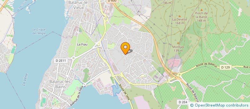 localisation de l'entreprise EMPREINTE 3B  BALARUC-LES-BAINS