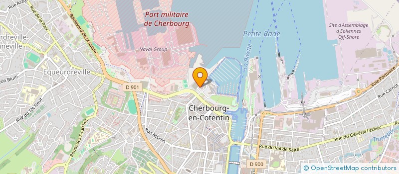 localisation de l'entreprise EMPREINTE à CHERBOURG-EN-COTENTIN
