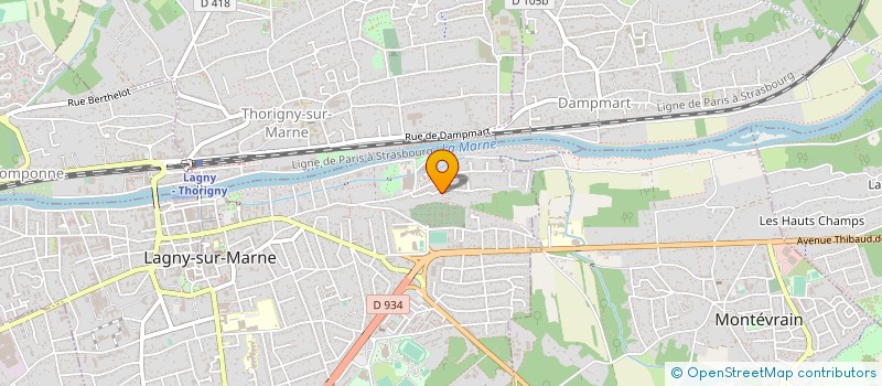 localisation de l'entreprise EMPREINTE à LAGNY-SUR-MARNE