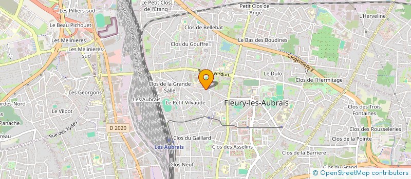 localisation de l'entreprise EMPREINTE  FLEURY LES AUBRAIS