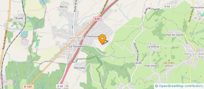 localisation de l'entreprise EMPREINTE  SAINT-FELIX