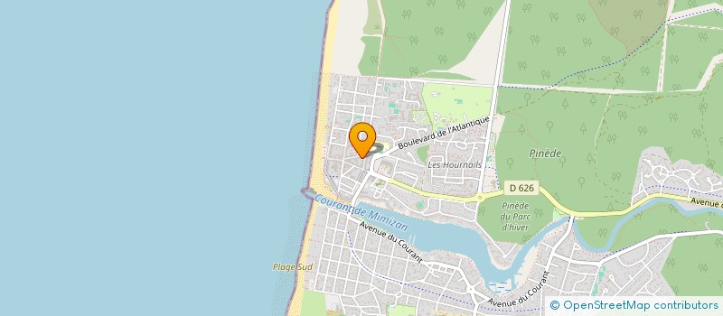 localisation de l'entreprise EMPREINTE AQUITAINE  MIMIZAN