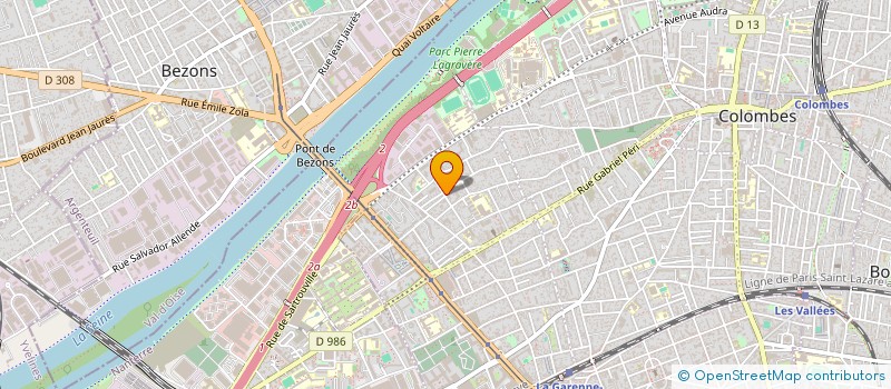 localisation de l'entreprise EMPREINTE BATIMENT à COLOMBES