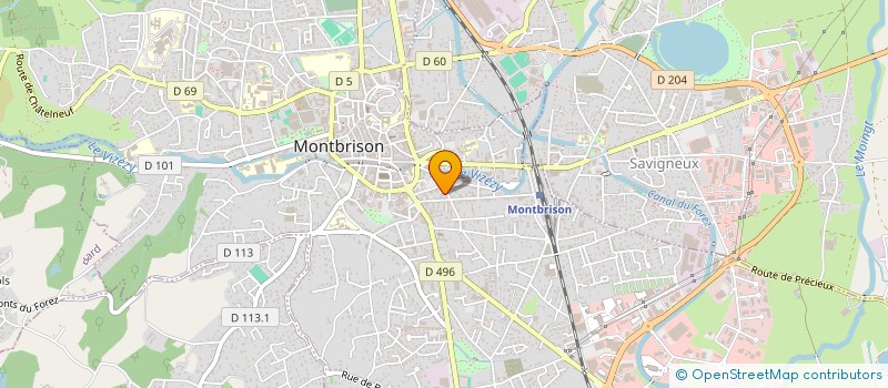 localisation de l'entreprise EMPREINTE &DESIGN à MONTBRISON