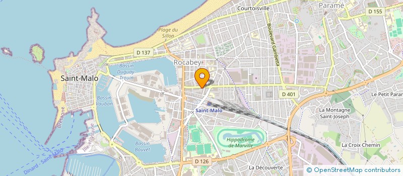 localisation de l'entreprise EMPREINTE DU TEMPS  SAINT-MALO