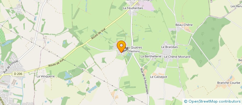 localisation de l'entreprise EMPREINTE MACONNERIE à CHAUMES-EN-RETZ
