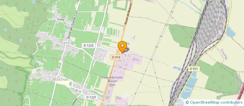 localisation de l'entreprise EMPREINTE NATURE à FIXIN