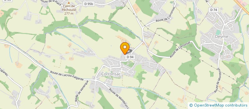 localisation de l'entreprise EMPREINTE PROMOTION  CORRONSAC