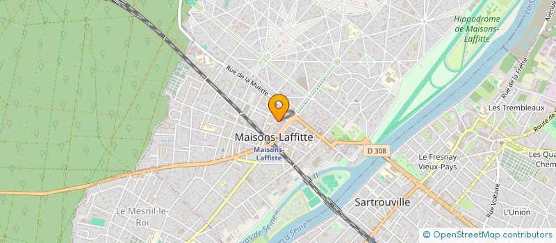 localisation de l'entreprise EMPREINTE RECRUTEMENT  MAISONS-LAFFITTE