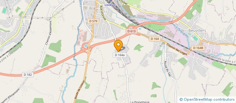 localisation de l'entreprise EMPREINTE(S) à LISIEUX