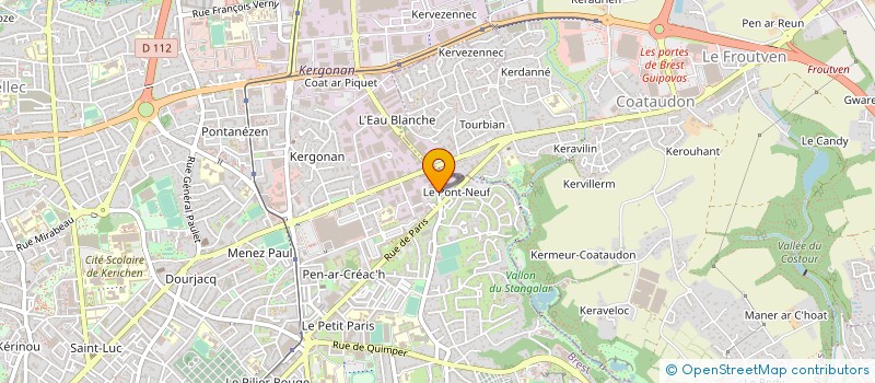 localisation de l'entreprise EMPREINTE SA à BREST