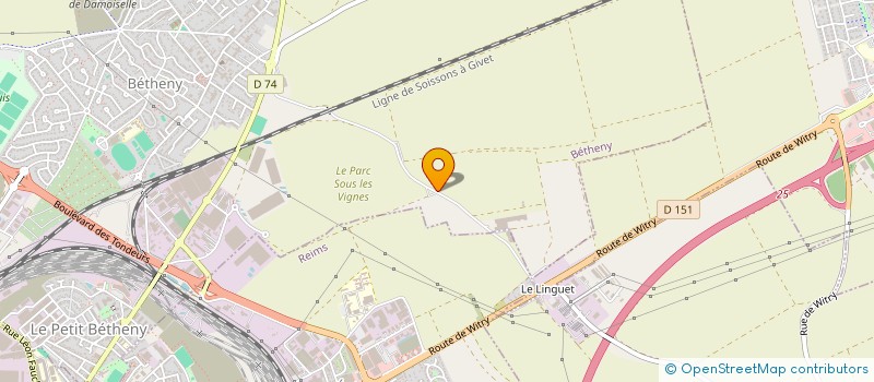 localisation de l'entreprise EMPREINTE SIGNALISATION  BETHENY