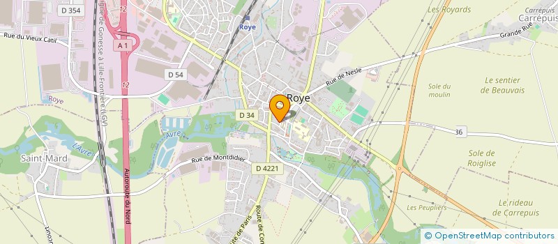 localisation de l'entreprise EMPREINTE80  GRUNY