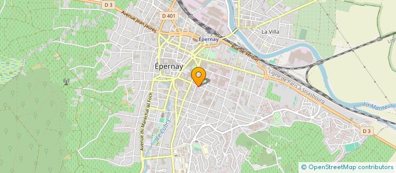 localisation de l'entreprise EMPREINTES à EPERNAY