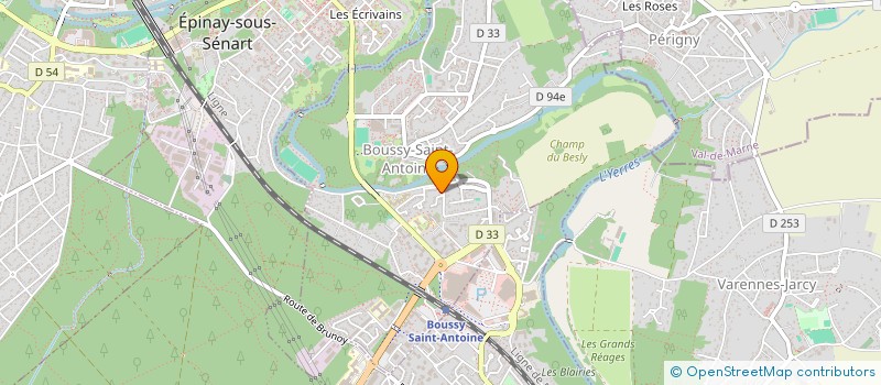 localisation de l'entreprise EMPREINTES 9  BOUSSY-SAINT-ANTOINE