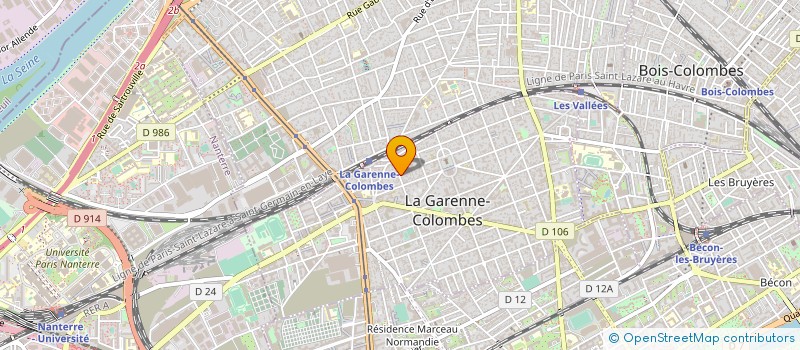 localisation de l'entreprise EMPREINTES DE FEMMES à LA GARENNE-COLOMBES