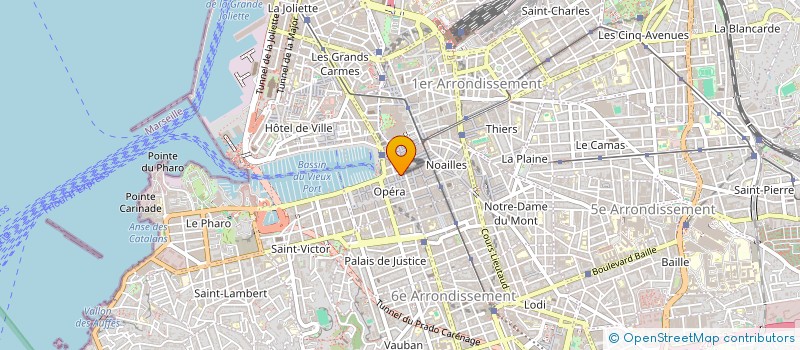 localisation de l'entreprise EMPREINTES DU SUD à MARSEILLE