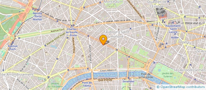 localisation de l'entreprise EMPREINTES ELYSEES  PARIS