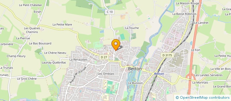 localisation de l'entreprise EMPREINTES INTERIEUR  BETTON