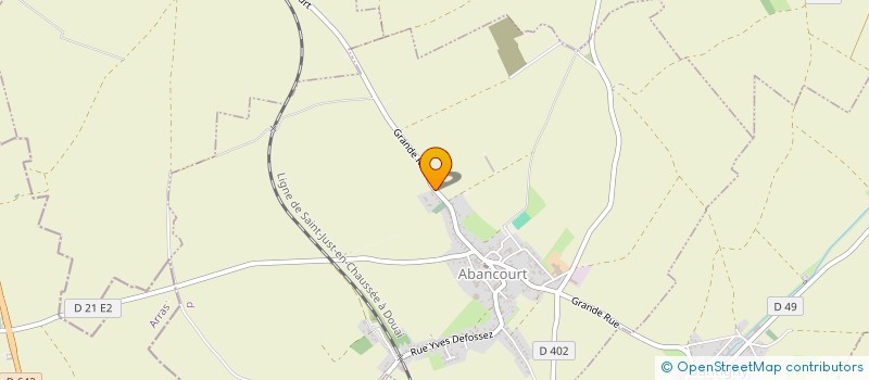 localisation de l'entreprise EMPREINTES & REGARDS  ABANCOURT