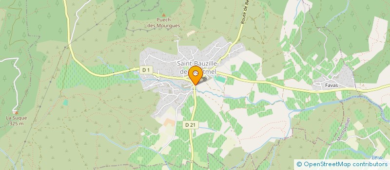 localisation de l'entreprise EMPREINTES URBAINES  SAINT-BAUZILLE-DE-MONTMEL