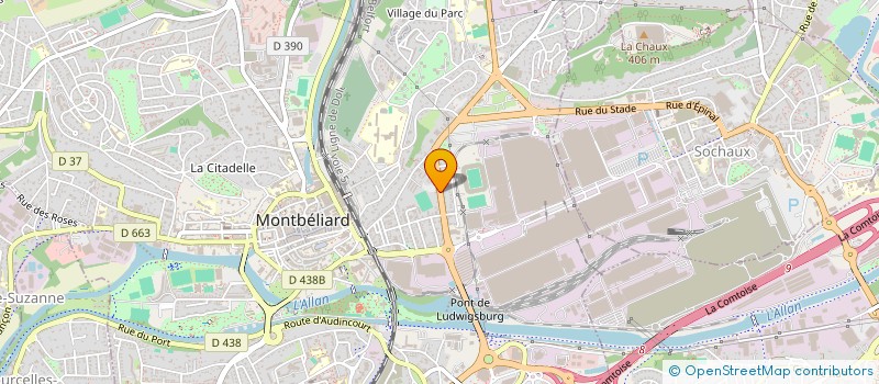 localisation de l'entreprise EMPRESA DA SILVA à MONTBELIARD