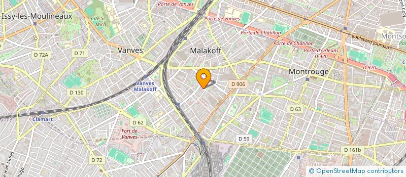 localisation de l'entreprise EMPRINTE à MALAKOFF