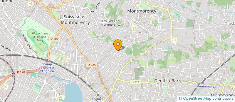 localisation de l'entreprise EMPTY POWER  MONTMORENCY