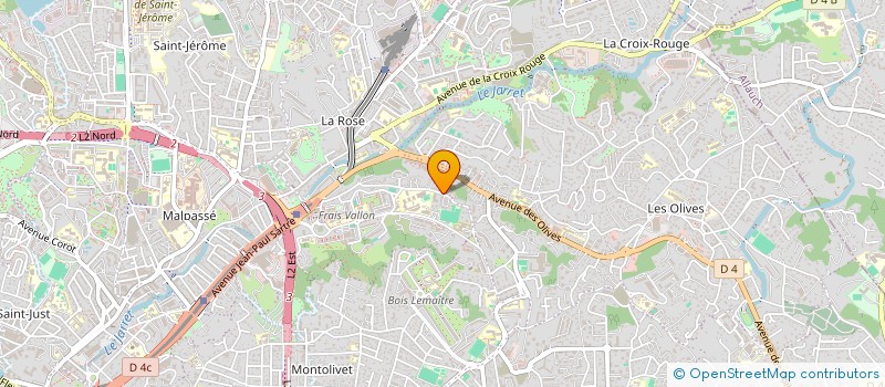 localisation de l'entreprise EMPV 13 à MARSEILLE