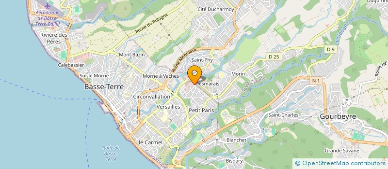 localisation de l'entreprise EMPWINT KREYOL à BASSE-TERRE