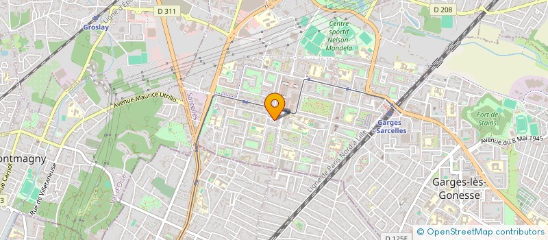 localisation de l'entreprise EMR à SARCELLES