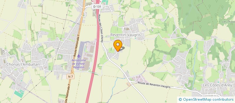 localisation de l'entreprise EMR à REVENTIN-VAUGRIS